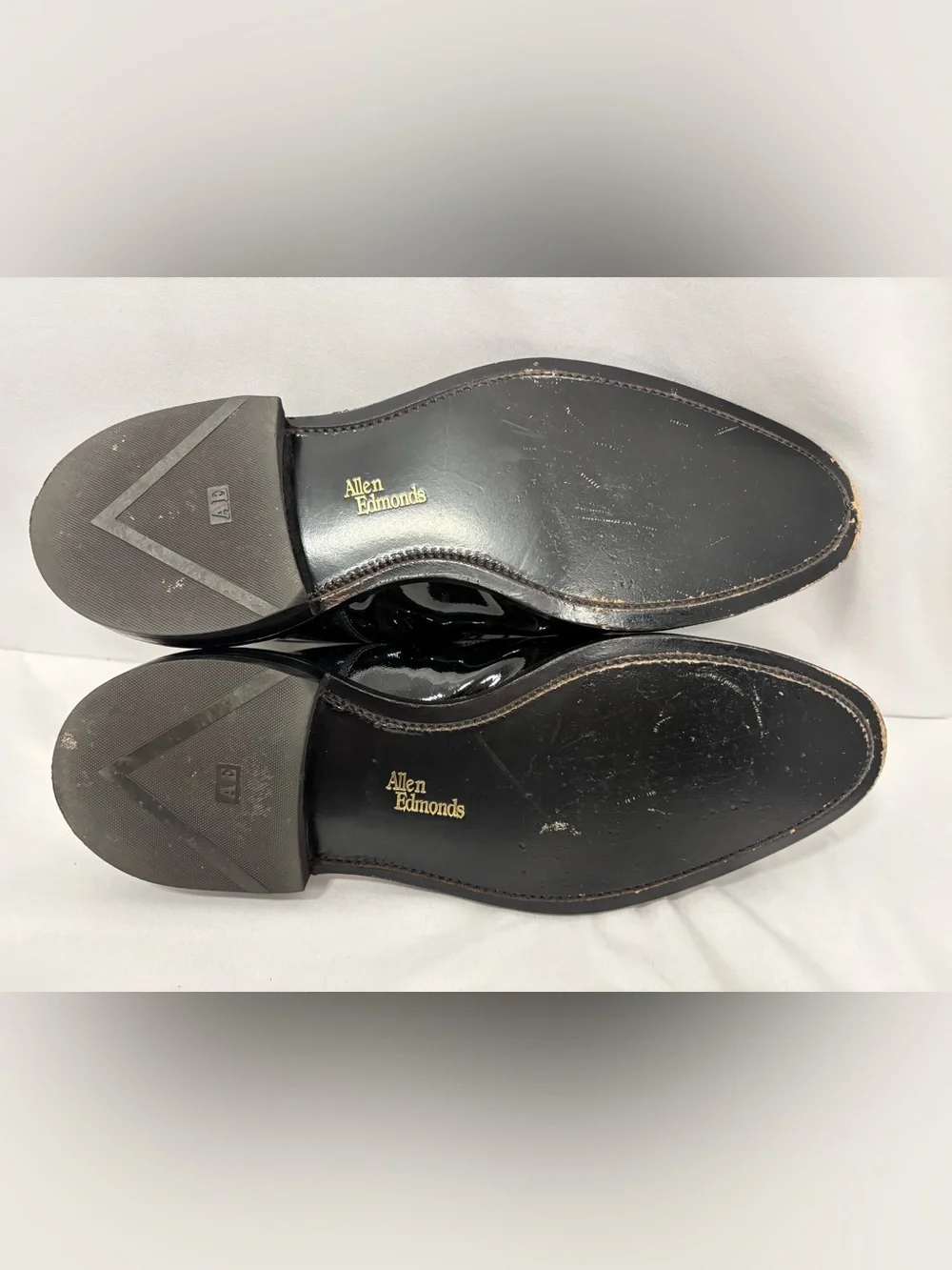 Allen Edmonds Carlyle Plain-toe Oxford Dress Shoe Black Patent Size 10 E